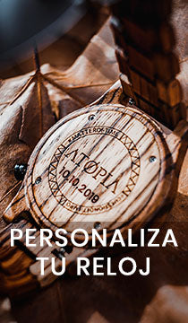 Relojes de madera personalizados
